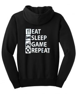 Eat Sleep Game Repeat Hoodie