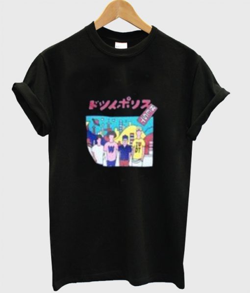 Japan Letter Black T Shirt