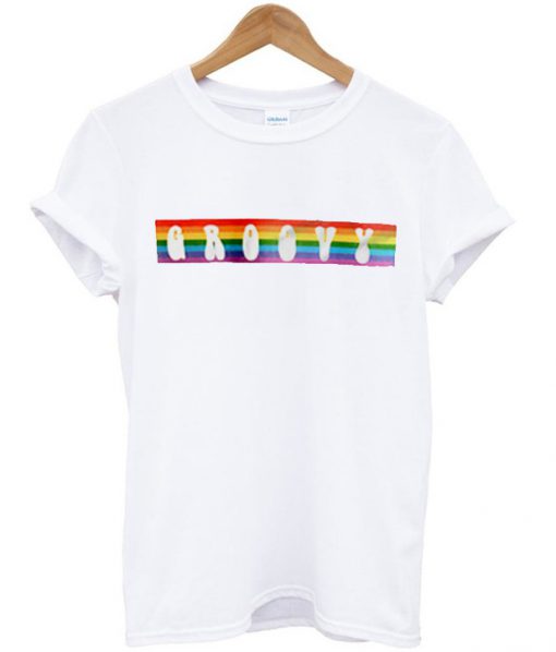 Rainbow Groovy T Shirt