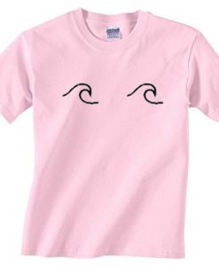 Waves Boobs T shirt