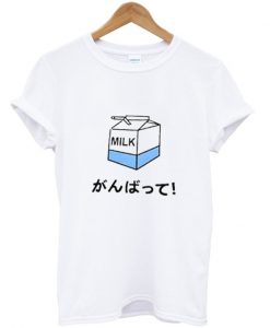 White Milk 'Japanese' T Shirt