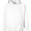 White Soft Color Hoodie