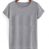 grey t shirt