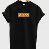 Alpha Black T shirt