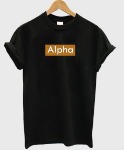 Alpha Black T shirt