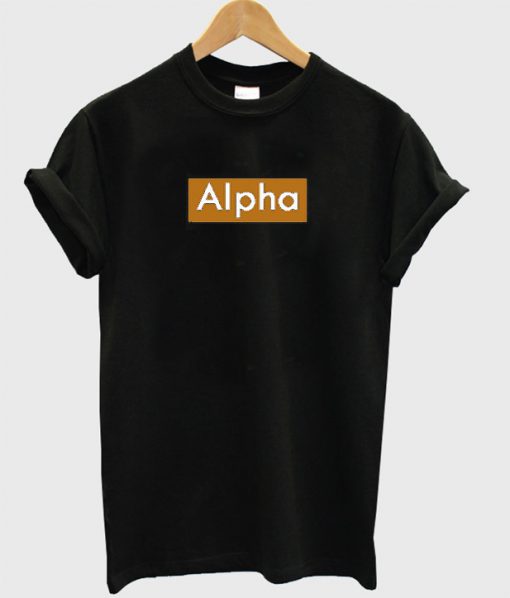 Alpha Black T shirt