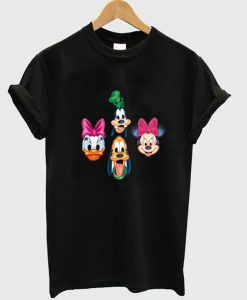 Disney Donald Duck Goofy Mickey Mouse T Shirt