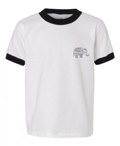 Elephant Ringer T Shirt