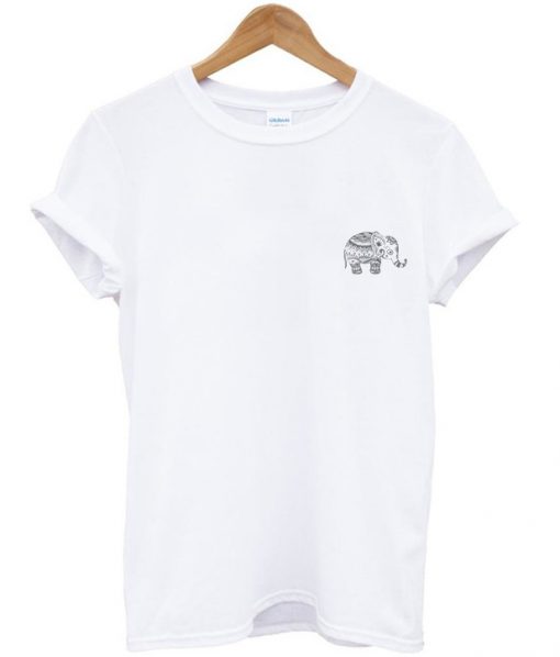 Elephant White T Shirt