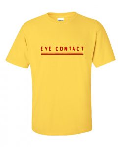 Eye Contact Gold Yellow T Shirt