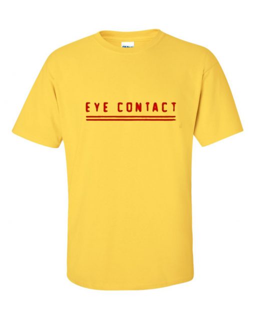 Eye Contact Gold Yellow T Shirt