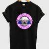 Guns n Roses Pink Round Logo T Shirt