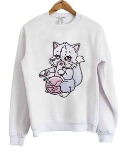 Pastel Bong Cat Sweatshirt