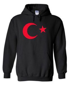 Red Moon Star Hoodie