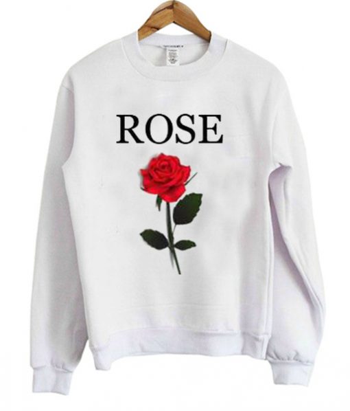 Red Rose Sweatshirt