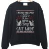Sexy Cat Lady Ugly Christmas Sweatshirt