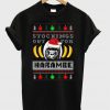 Stockings Out Ugly Christmas T Shirt