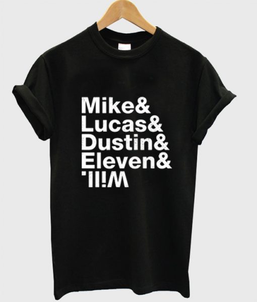 Stranger Things Cast Name T Shirt