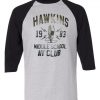 Stranger Things Hawkins Baseball T Shirt