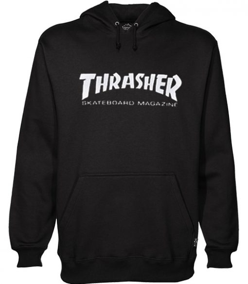 Thrasher Skateboard Magazine Black Hoodie