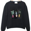 Three Potted Plants Sweatshirt