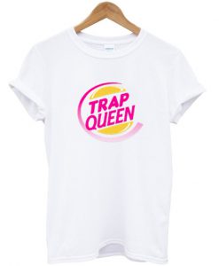 Trap Queen Burger logo T Shirt