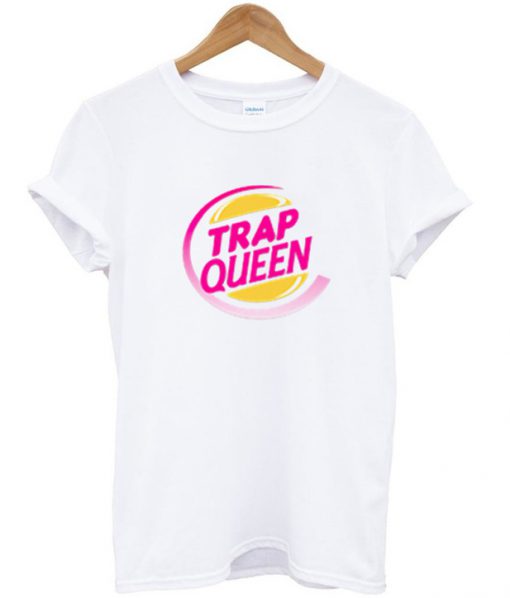 Trap Queen Burger logo T Shirt