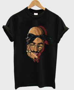 Tupac Shakur Black T Shirt