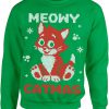 Ugly Meowy Catmas Sweatshirt