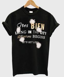 Adventure Begins Let's Get Lost T Shirt