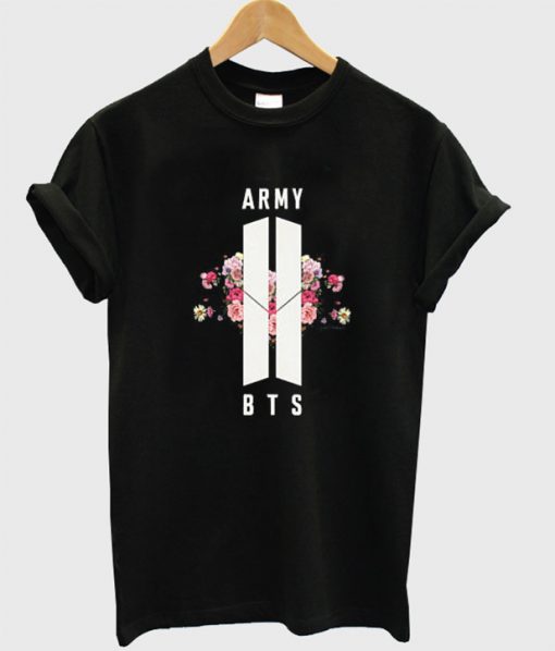 BTS Army Floral T Shirt