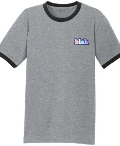 Blah Colourful Ringer T Shirt