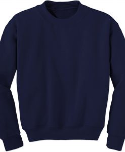 Blank Navy Blue Sweatshirt