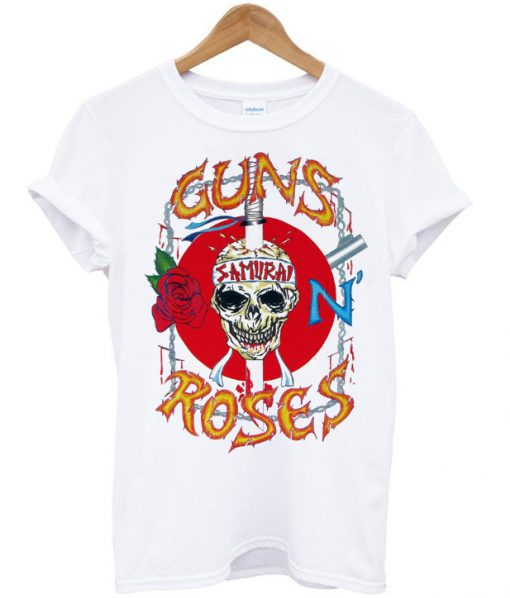 Guns N' Roses Vinyl Bootlegs Samurai T Shirt