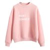 I Want Summer Light Pink Sweatshirts