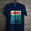 Jaws Navy T Shirt