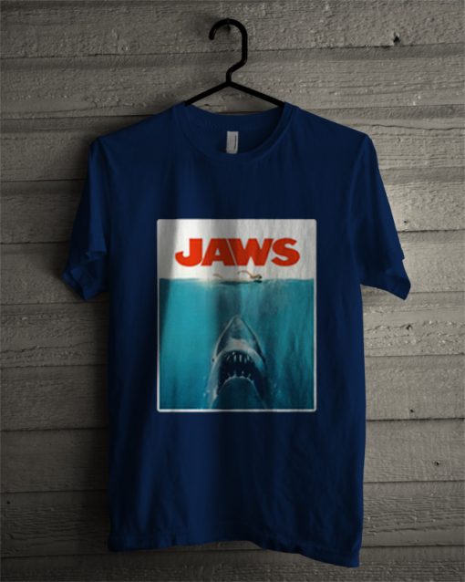 Jaws Navy T Shirt