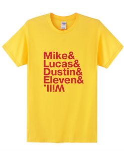 Mike & Lucas & Dustin & Eleven & Will T Shirt