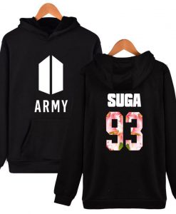 NEW BTS ARMY Floral Hoodie