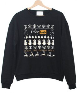 Porn Hub Snowman Sweatshirt