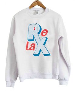 Relax White Sweatshirt