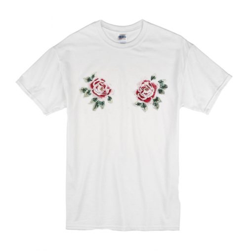 Roses Boobs T Shirt