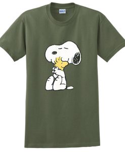 Snoopy Green Army T Shirt