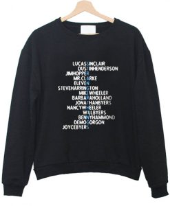 Stranger Things Cast Name Sweatshirt