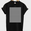 Striped Black T Shirt