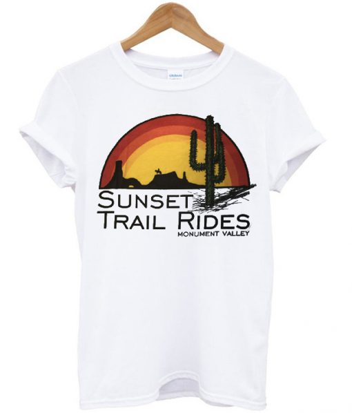 Sunset Trail Rides T Shirt