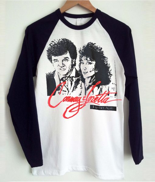 Vintage Conway and loretta together again Raglan T Shirt