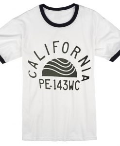 California PE 143WC Ringer T Shirt