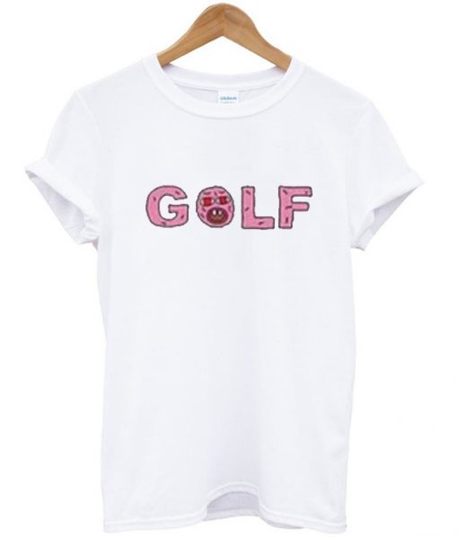 Golf Pink T Shirt