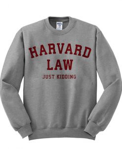 Harvard Law (Just Kidding) Hoodie
